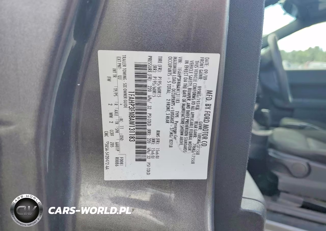 2010 Ford Focus Se VIN:1FAHP3FN8AW131183 - 13