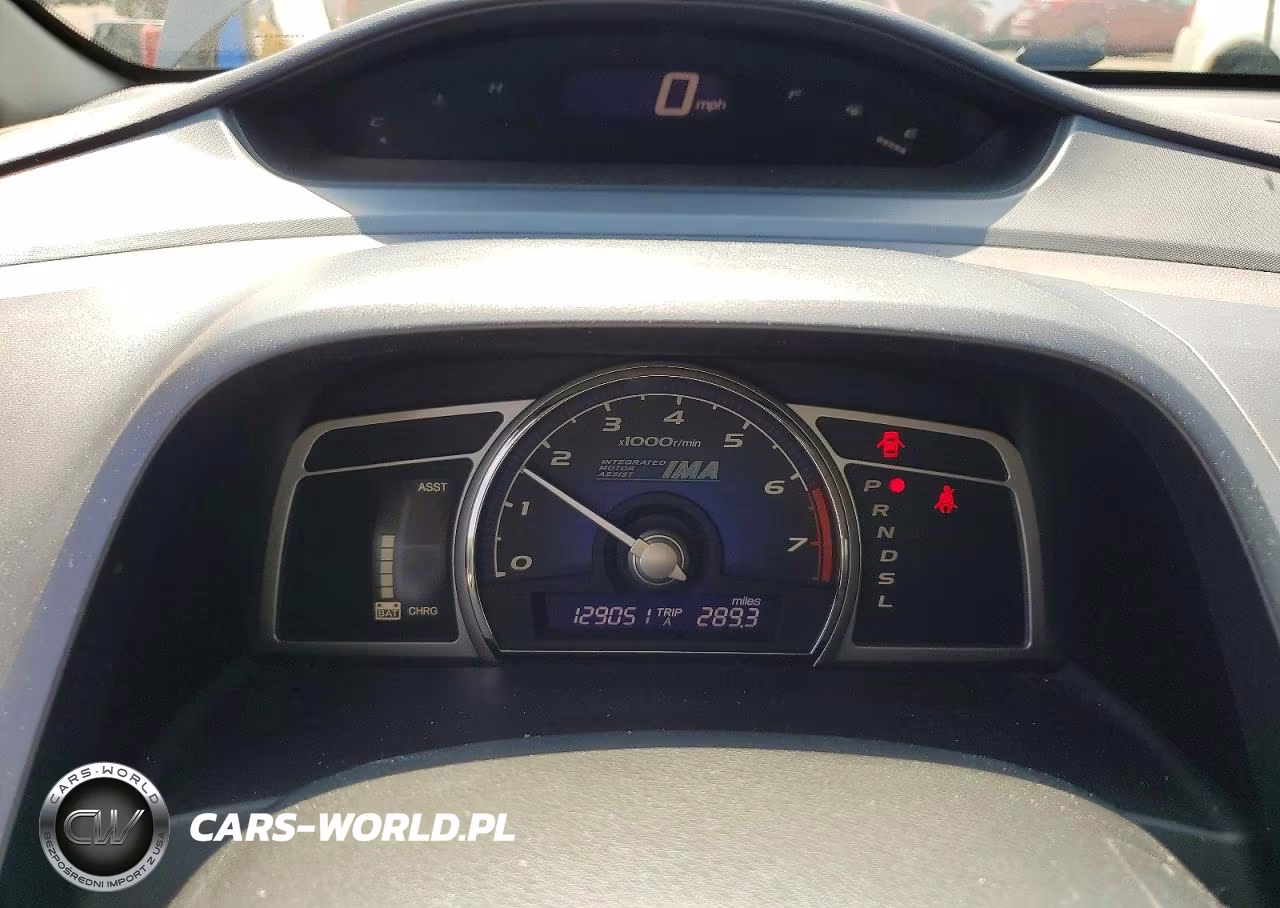 2007 Honda Civic Hybrid VIN:JHMFA36207S016097 - 9