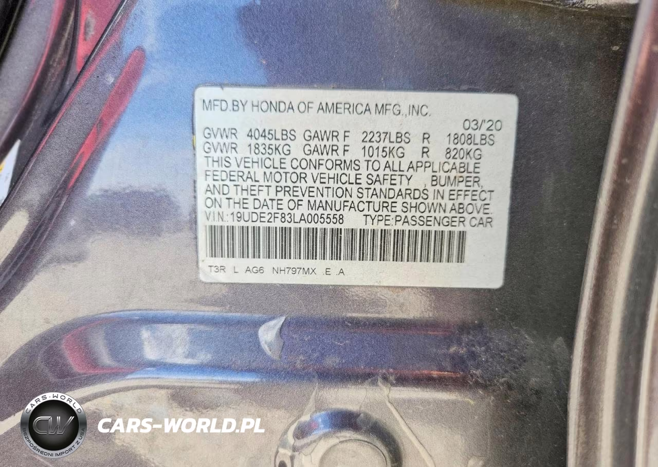 ACURA ILX PREMIU VIN:19UDE2F83LA005558 - 12