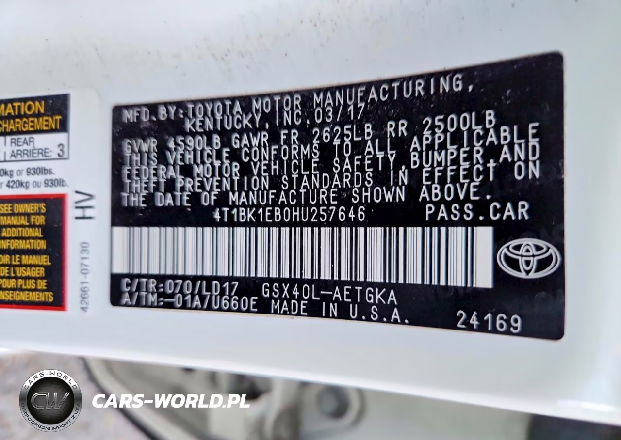 2017 Toyota Avalon Xle VIN:4T1BK1EB0HU257646 - 12