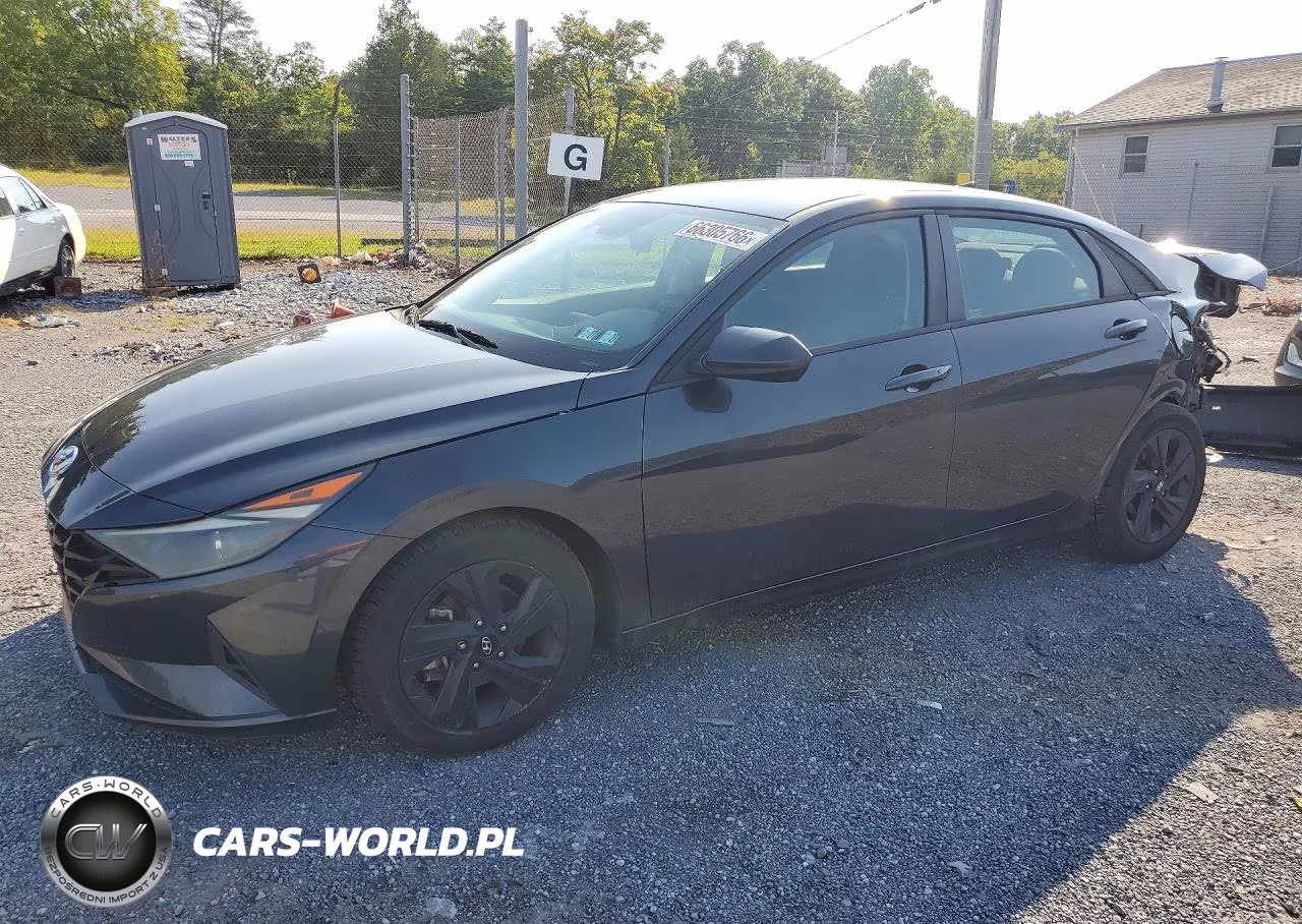 2022 Hyundai Elantra Sel VIN:5NPLM4AG6NH074697 - 1