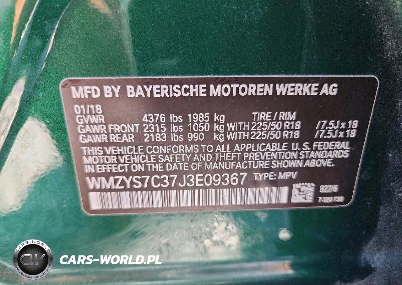 2018 Mini Cooper Countryman VIN:WMZYS7C37J3E09367 - 12