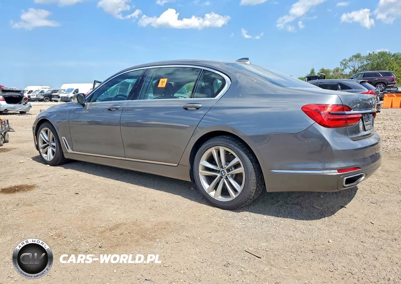 2016 BMW 750 Xi VIN:WBA7F2C52GG417151 - 2