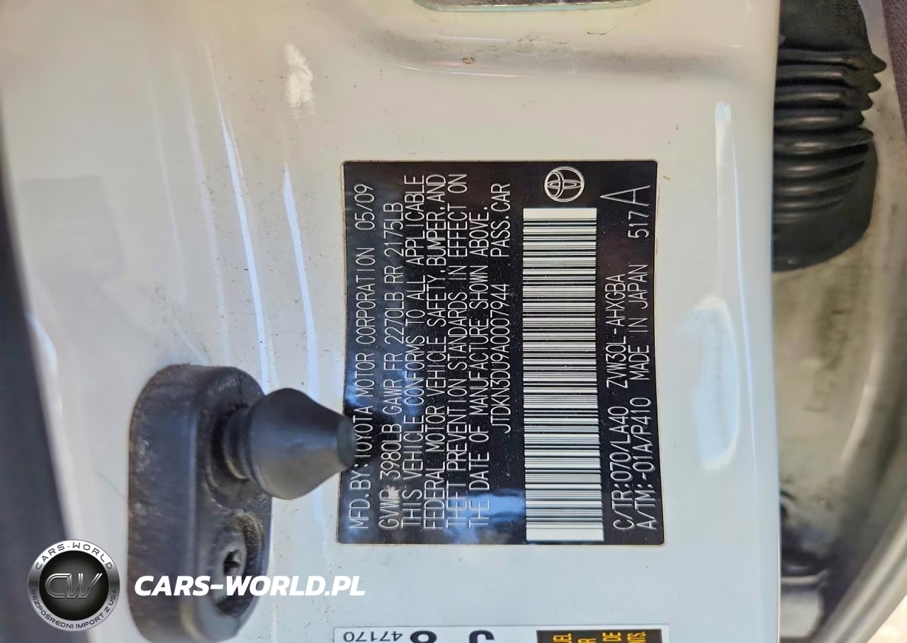 2010 Toyota Prius Iv VIN:JTDKN3DU9A0007944 - 12