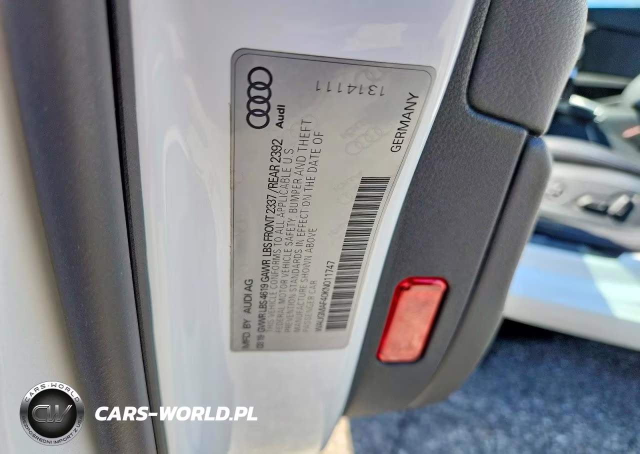 2019 Audi A4 Premium VIN:WAUGMAF40KN011747 - 13