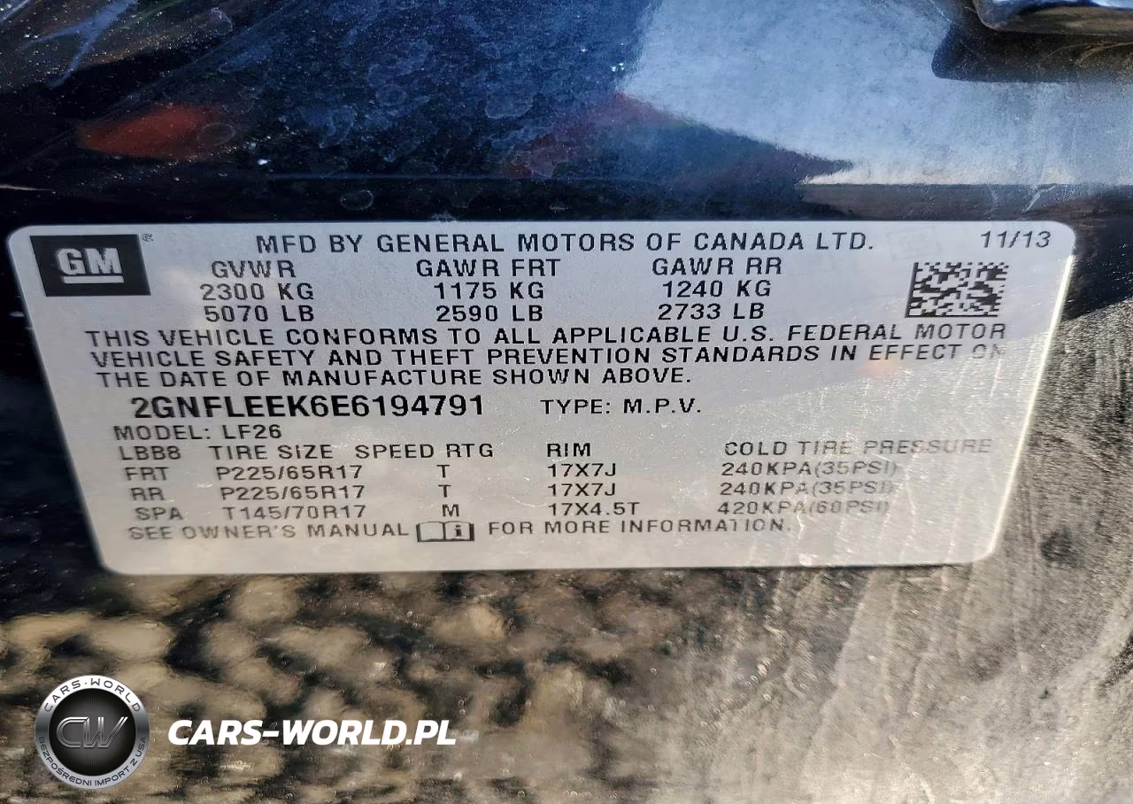 2014 Chevrolet Equinox Ls VIN:2GNFLEEK6E6194791 - 13