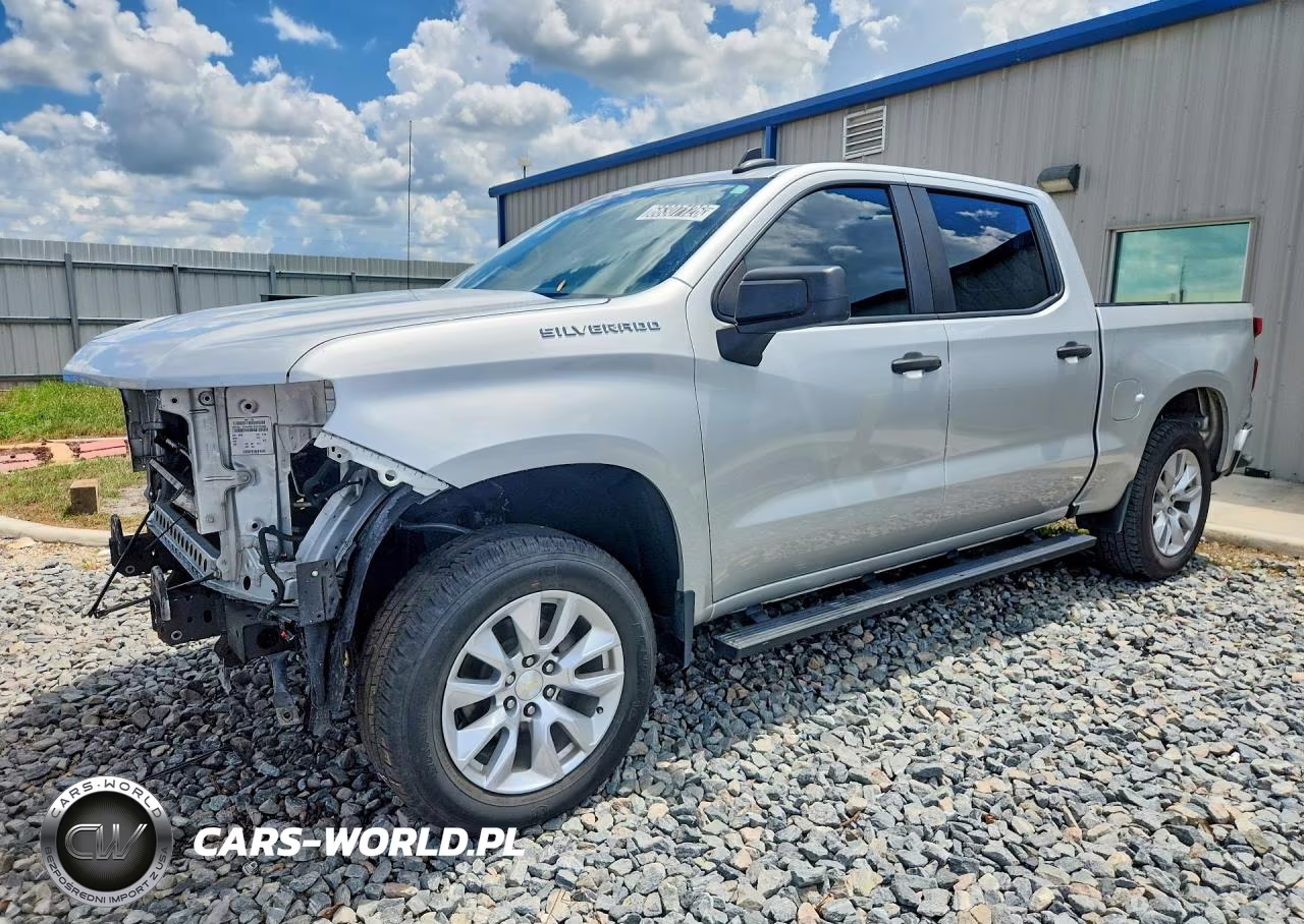 2022 Chevrolet Silverado Ltd C1500 Custom VIN:3GCPWBEKXNG136299 - 1