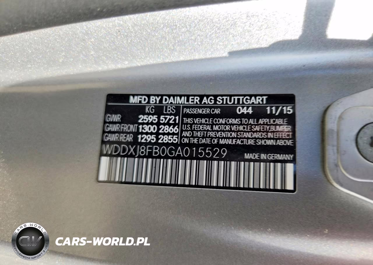 2016 Mercedes-Benz S 550 VIN:WDDXJ8FB0GA015529 - 12