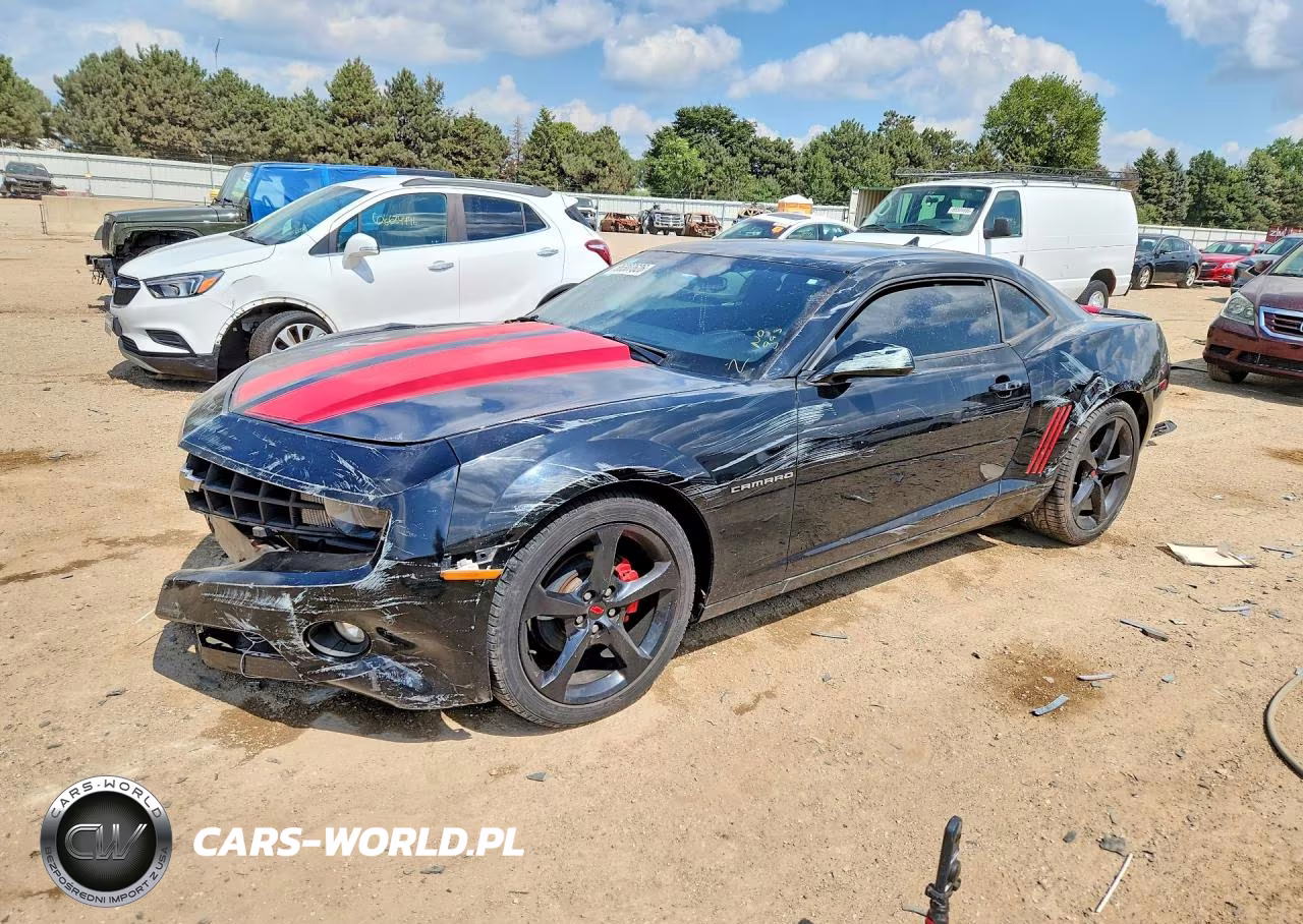 2013 Chevrolet Camaro Lt VIN:2G1FB1E33D9129304 - 1