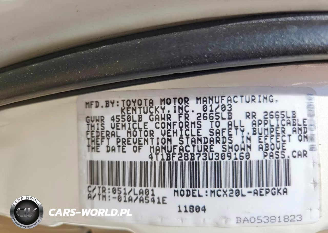 2003 Toyota Avalon Xls VIN:4T1BF28B73U309160 - 12