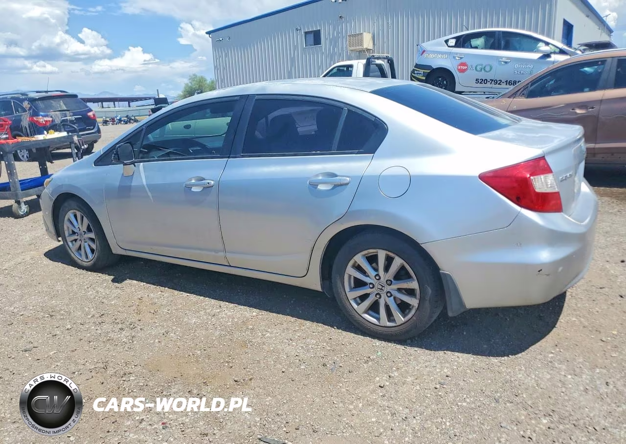 2012 Honda Civic Ex VIN:2HGFB2F80CH585791 - 2