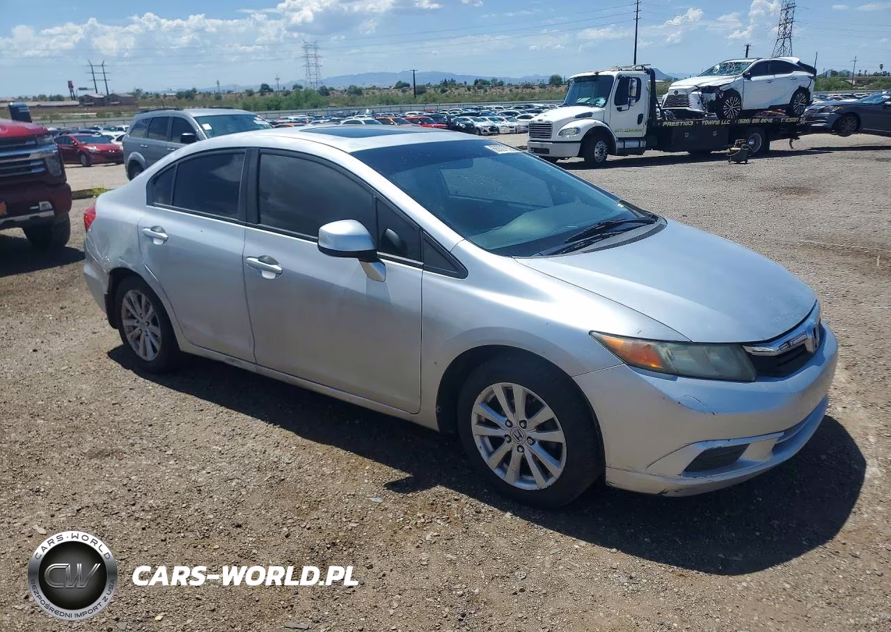 2012 Honda Civic Ex VIN:2HGFB2F80CH585791 - 4