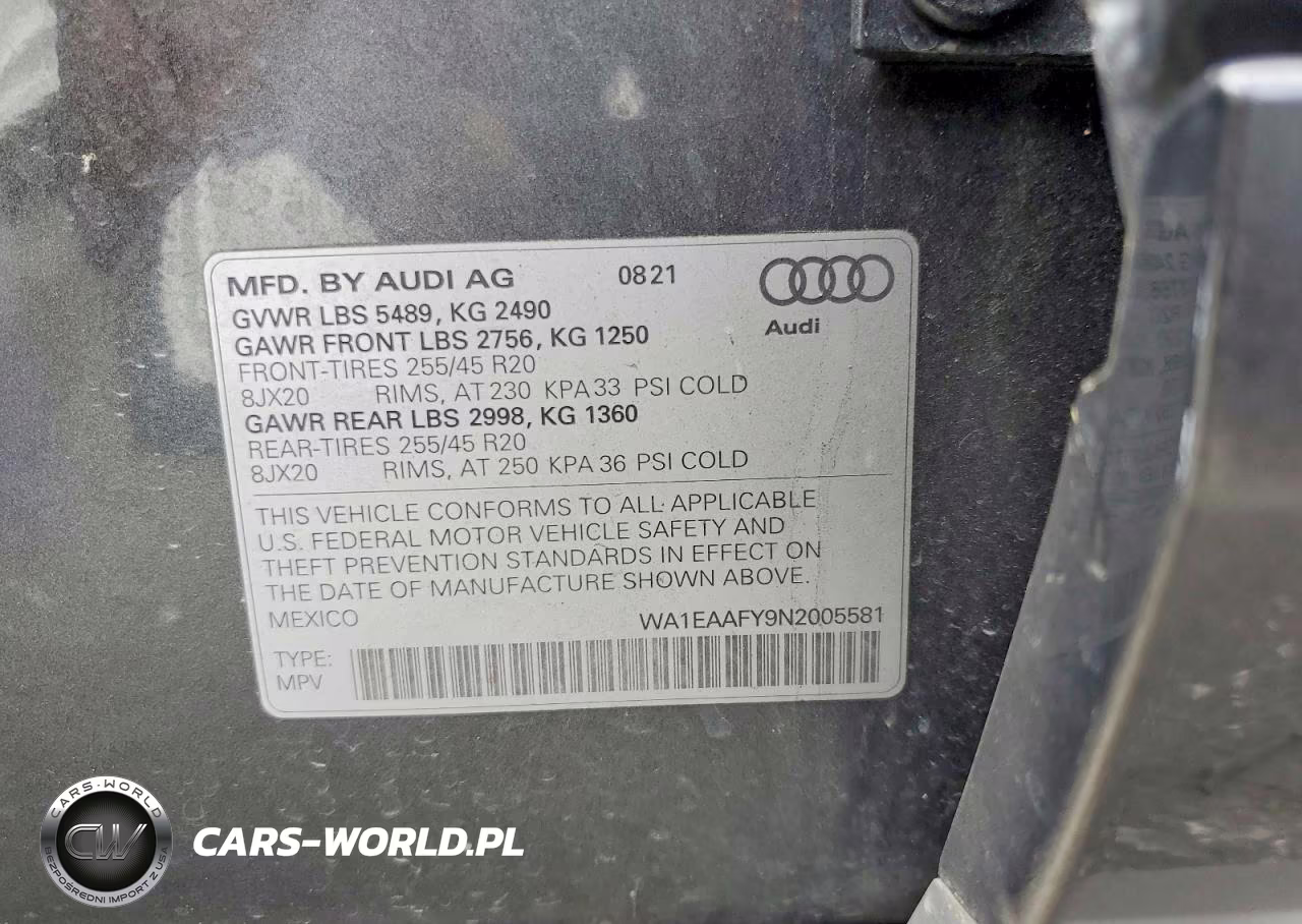 2022 Audi Q5 Premium Plus 45 VIN:WA1EAAFY9N2005581 - 13