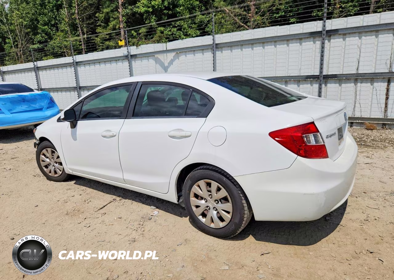 2012 Honda Civic Lx VIN:19XFB2F5XCE392015 - 2