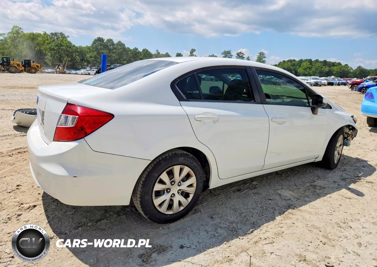 2012 Honda Civic Lx VIN:19XFB2F5XCE392015 - 3