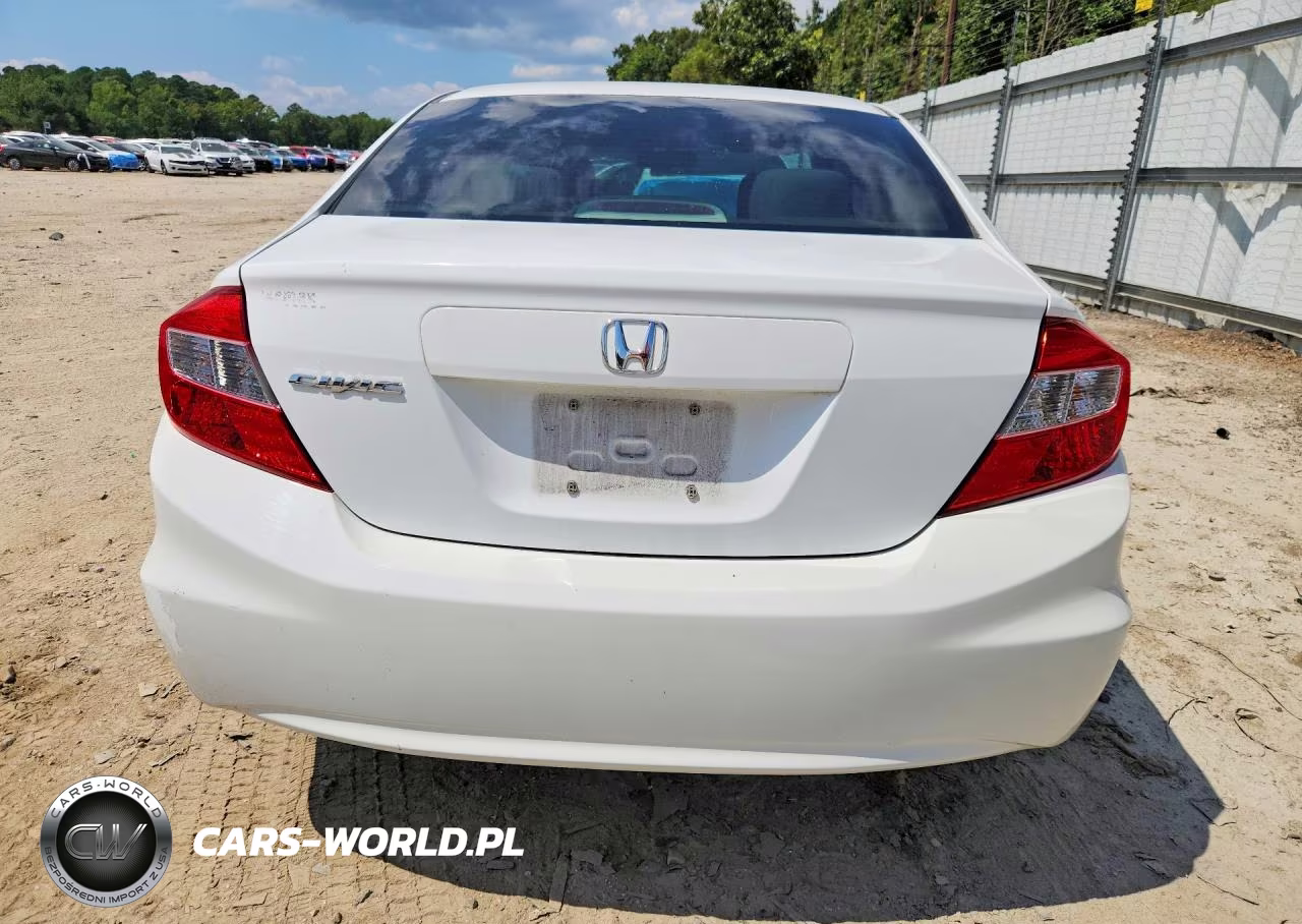 2012 Honda Civic Lx VIN:19XFB2F5XCE392015 - 6