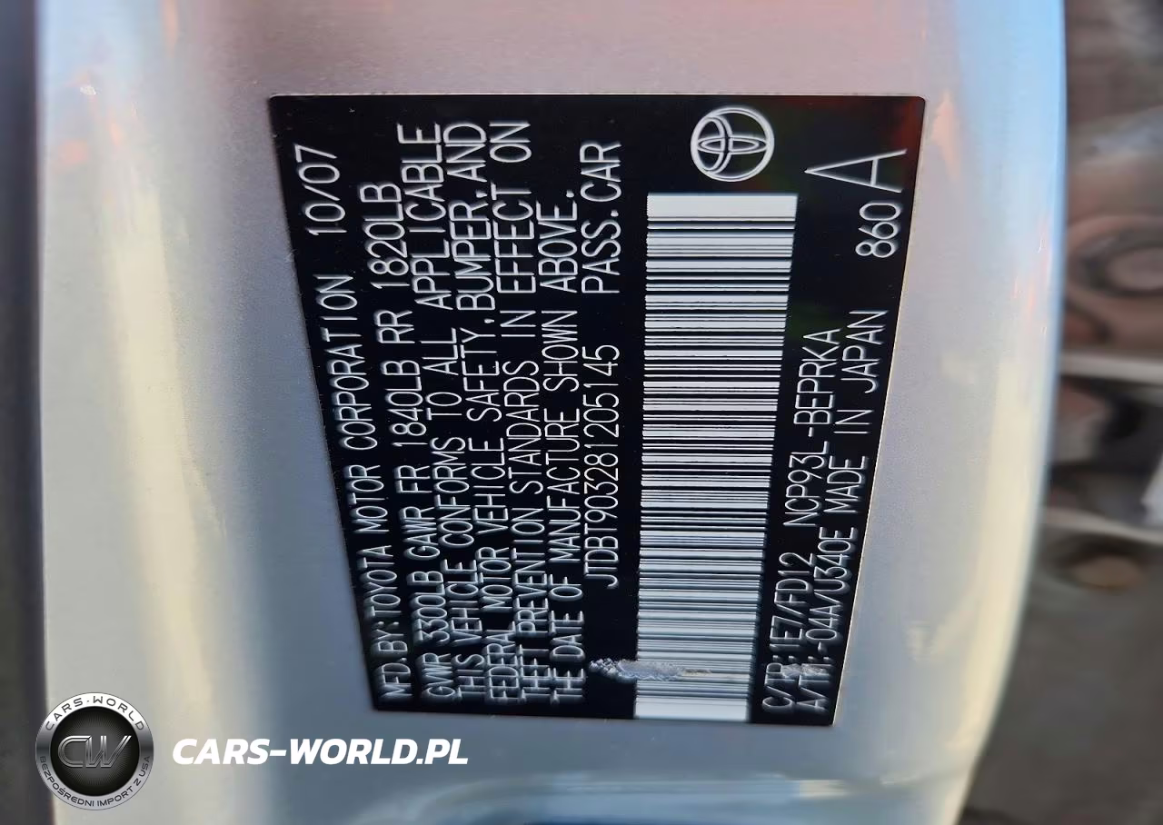 2008 Toyota Yaris Base VIN:JTDBT903281205145 - 13