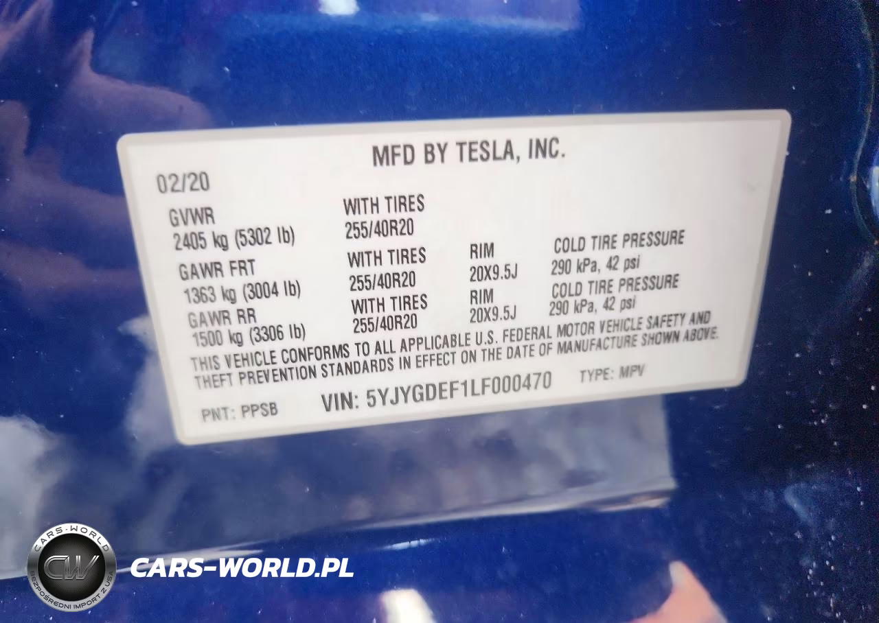 2020 Tesla Model Y VIN:5YJYGDEF1LF000470 - 14