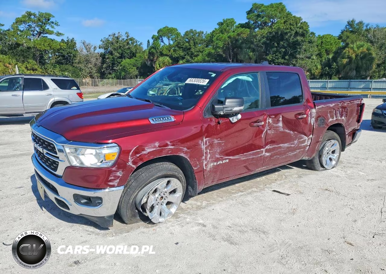 2022 Ram 1500 Big Horn-Lone Star VIN:1C6RREFT4NN124799 - 1
