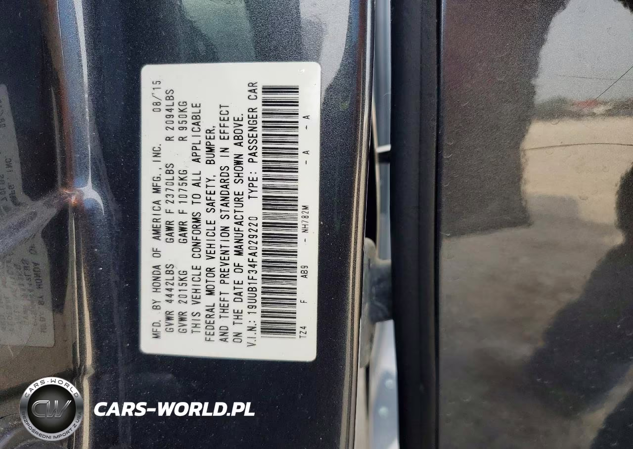 2015 Acura Tlx VIN:19UUB1F34FA029220 - 12