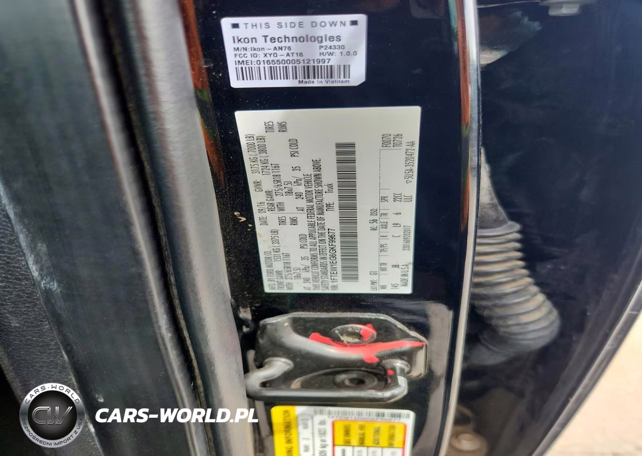 2016 Ford F150 Supercrew VIN:1FTEW1EG6GKF99677 - 12