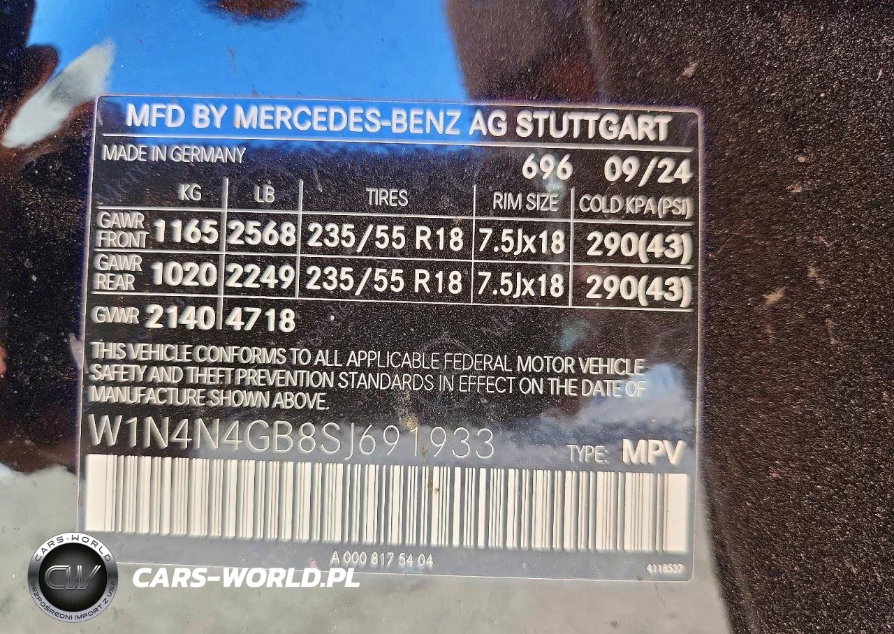 2025 Mercedes-Benz Gla 250 VIN:W1N4N4GB8SJ691933 - 14