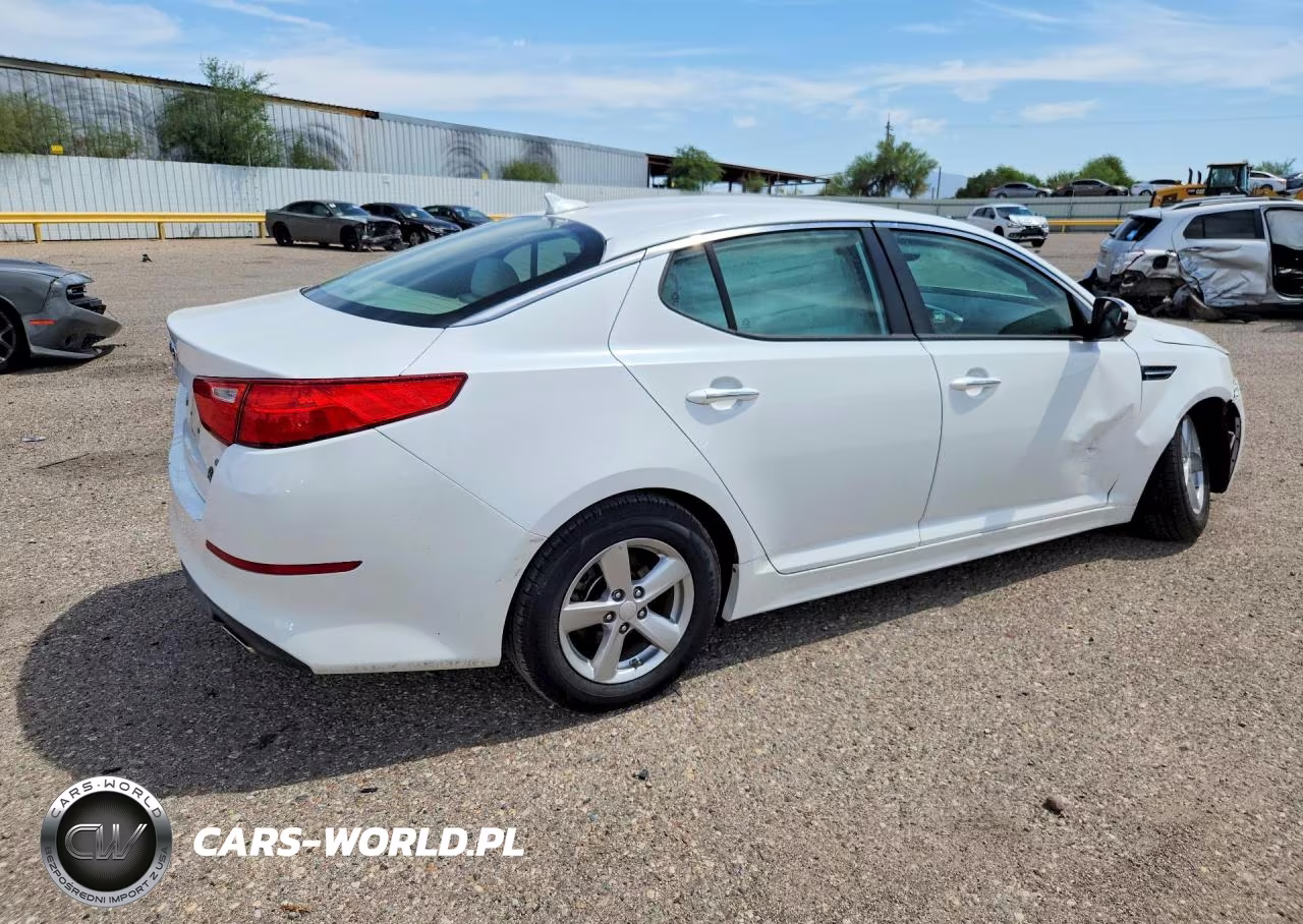 2014 Kia Optima Lx VIN:5XXGM4A70EG264573 - 3