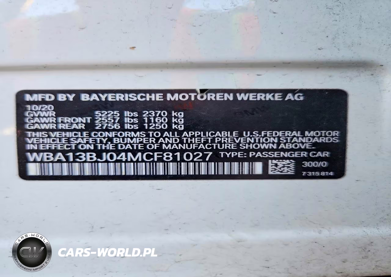 2021 BMW 530 Xi VIN:WBA13BJ04MCF81027 - 13