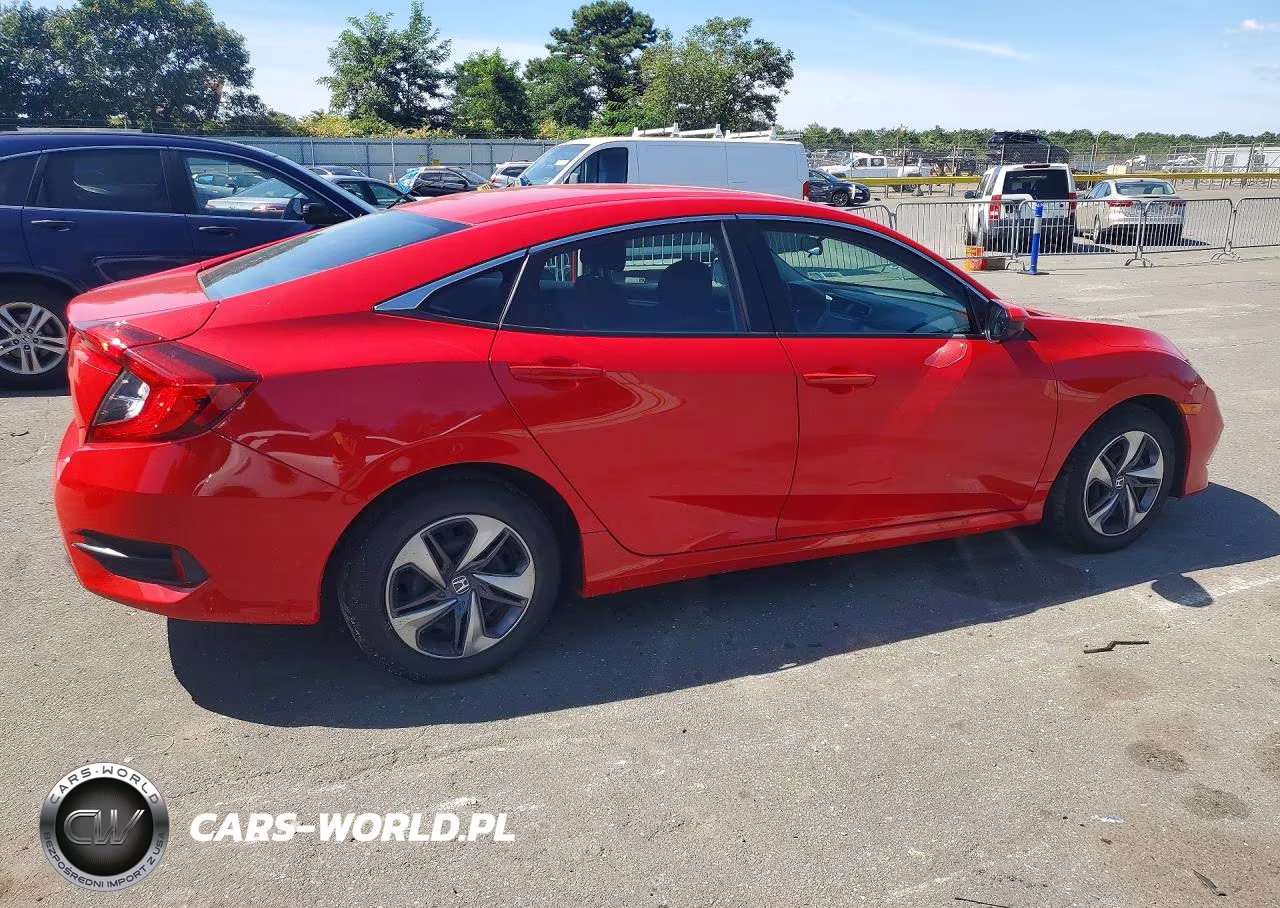 2021 Honda Civic Lx VIN:2HGFC2F66MH505200 - 3