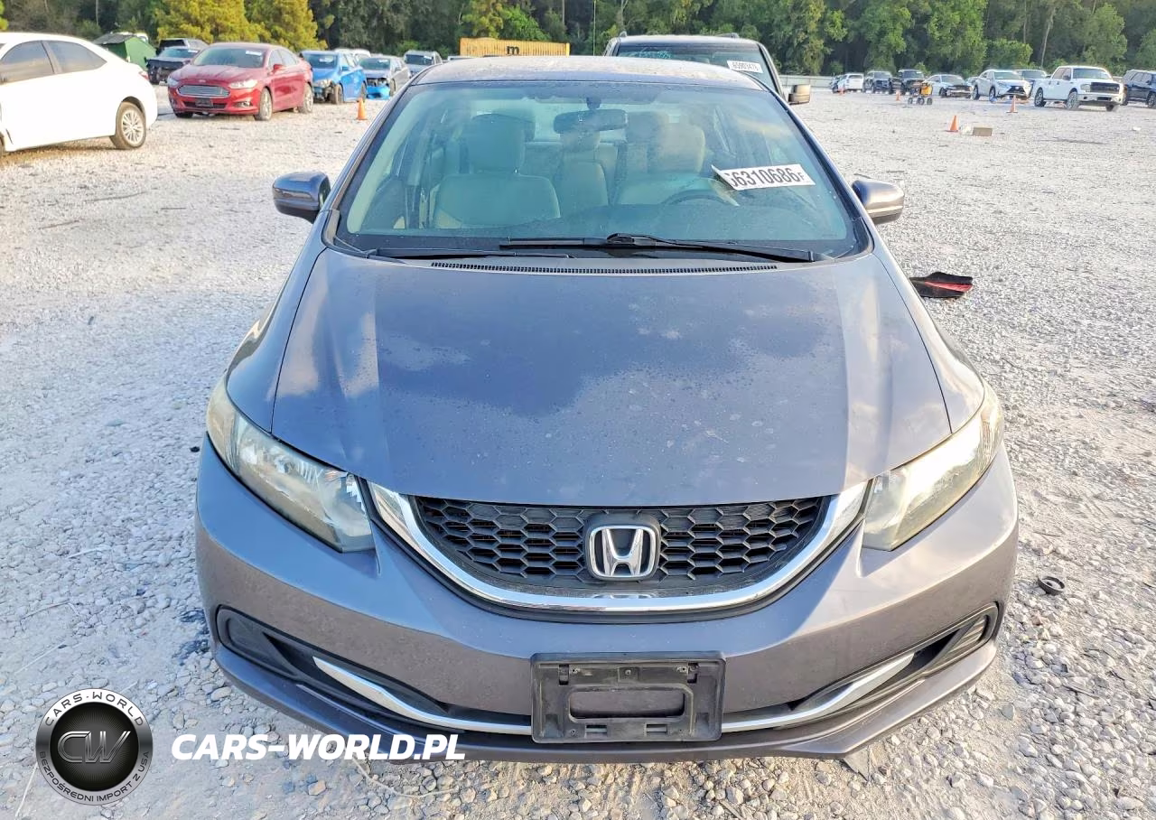 2014 Honda Civic Lx VIN:19XFB2F59EE025206 - 5