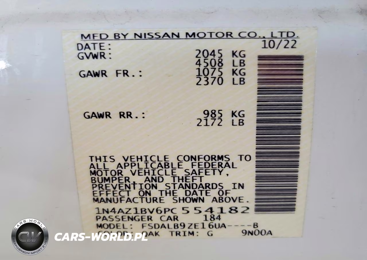 2023 Nissan Leaf S VIN:1N4AZ1BV6PC554182 - 12