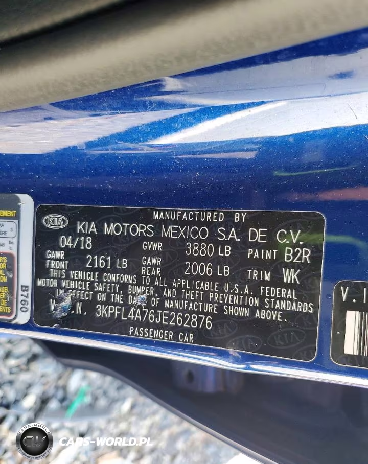 2018 Kia Forte Lx VIN:3KPFL4A76JE262876 - 12