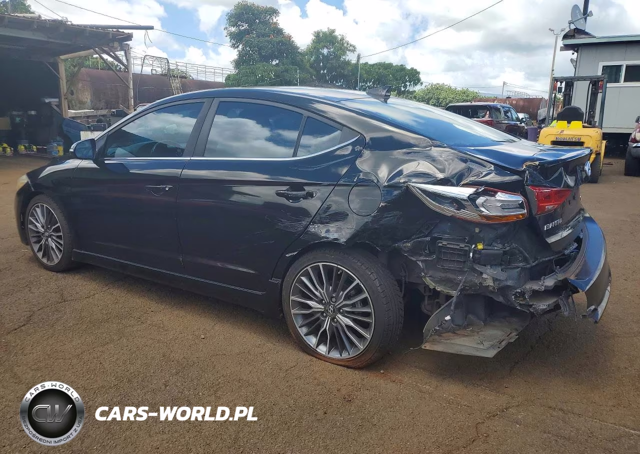 2018 Hyundai Elantra Sport VIN:KMHD04LB2JU456352 - 2