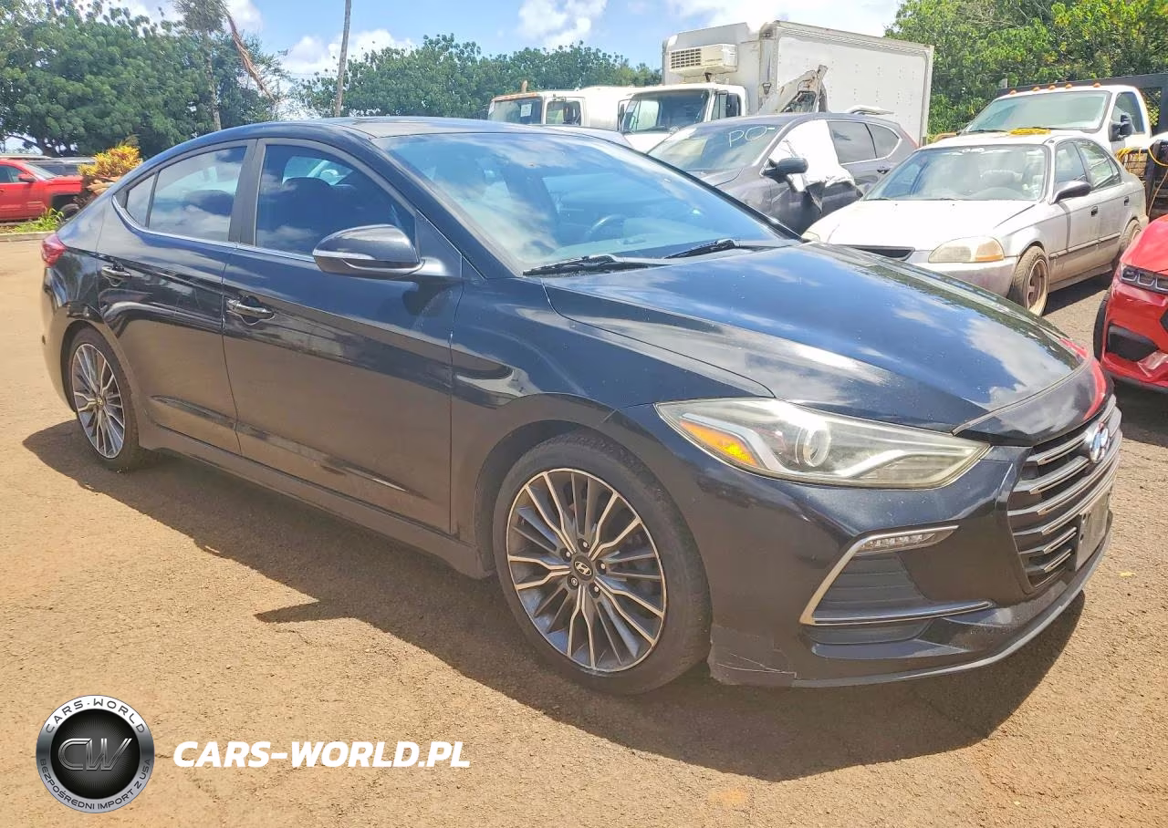 2018 Hyundai Elantra Sport VIN:KMHD04LB2JU456352 - 4