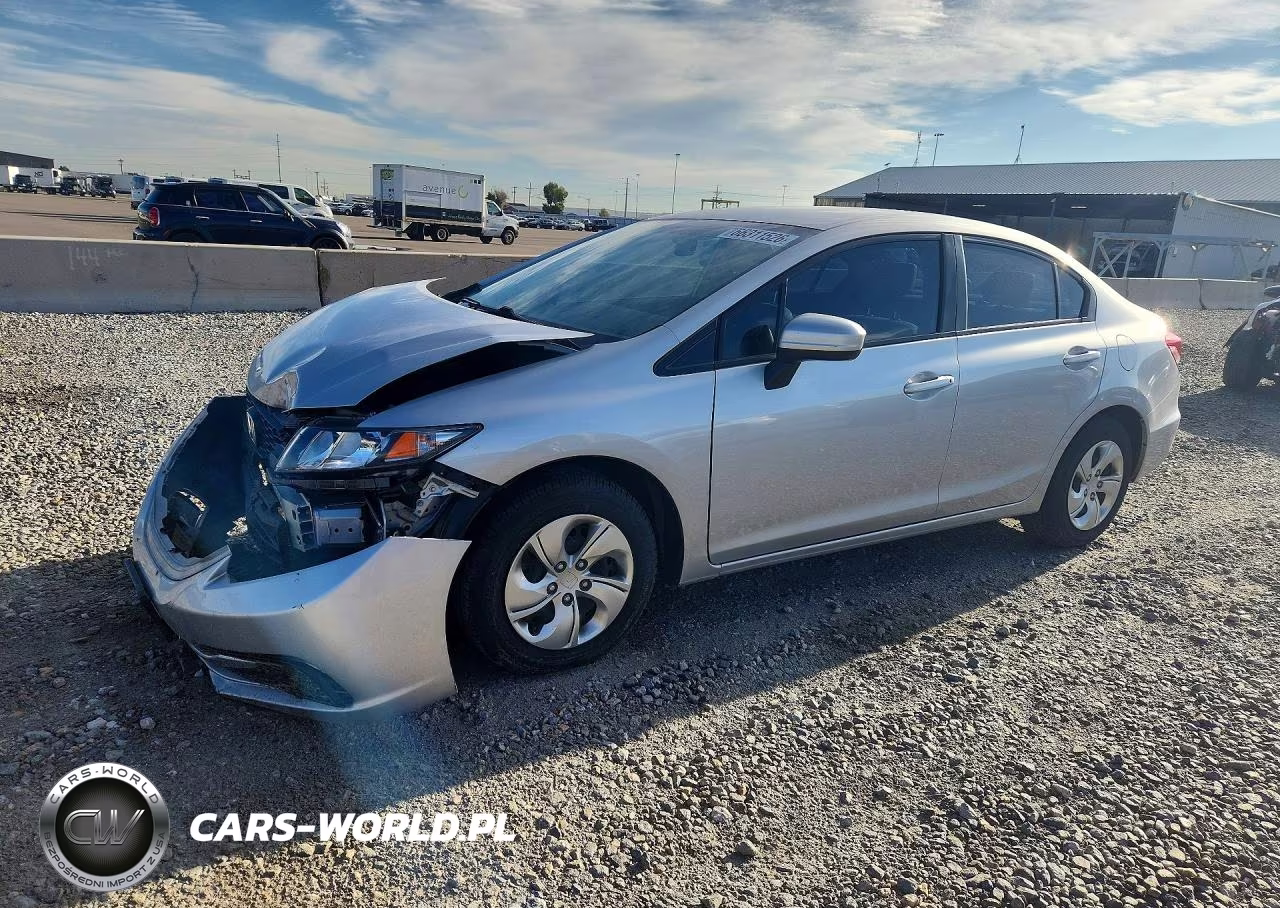 2014 Honda Civic Lx VIN:2HGFB2F53EH500032 - 1