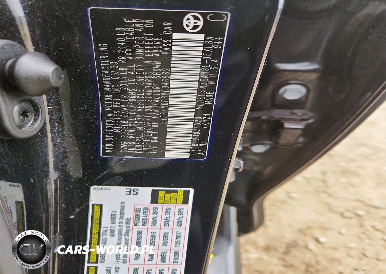 2023 Toyota Corolla Le VIN:5YFB4MDE8PP046962 - 12