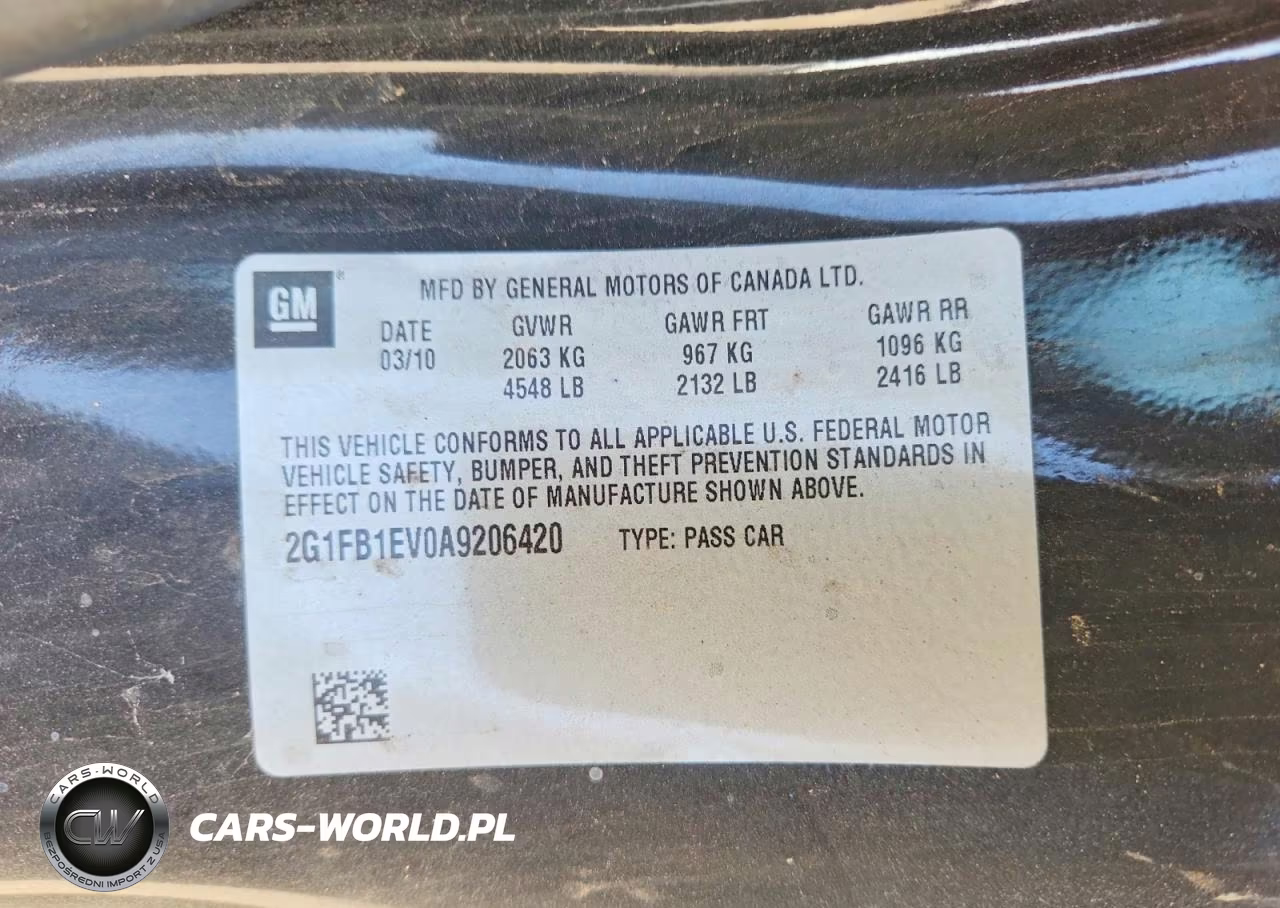 2010 Chevrolet Camaro Lt VIN:2G1FB1EV0A9206420 - 12