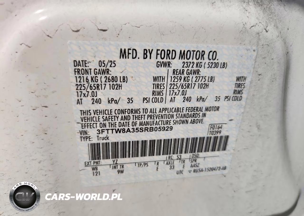 2025 Ford Maverick Xl VIN:3FTTW8A35SRB05929 - 12
