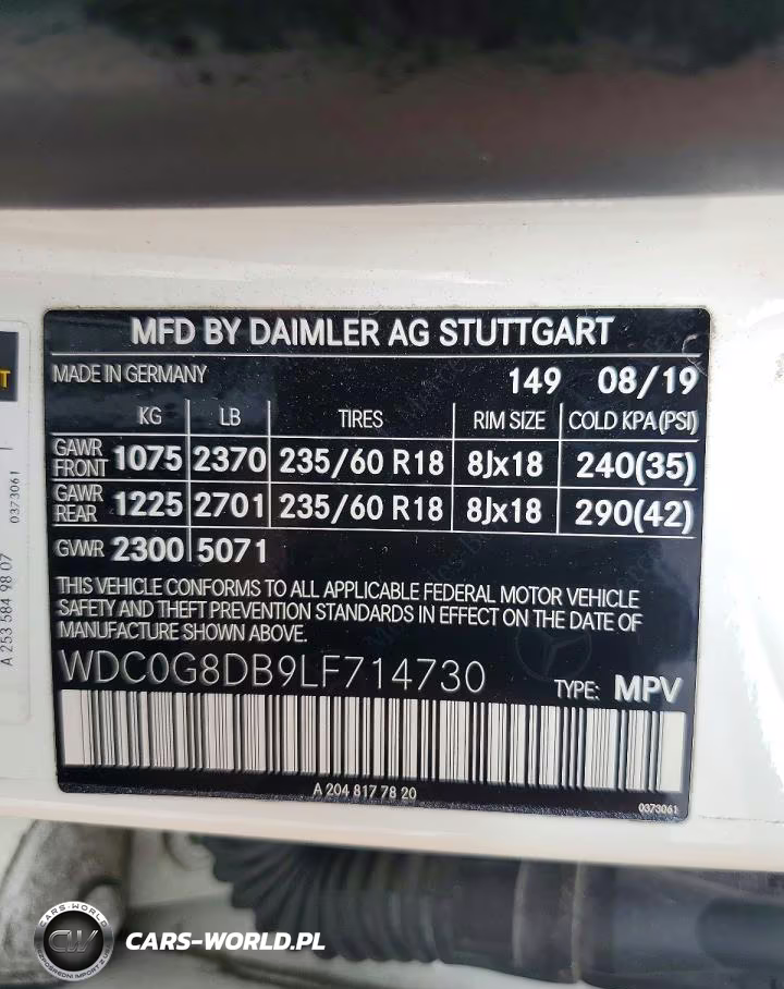 2020 Mercedes-Benz Glc 300 VIN:WDC0G8DB9LF714730 - 13