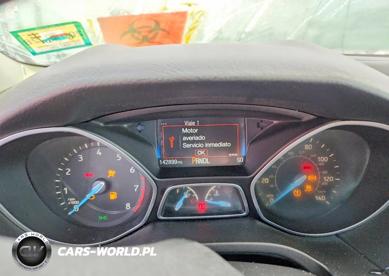 2016 Ford Focus Se VIN:1FADP3K28GL406586 - 9