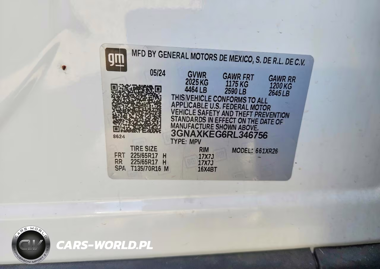 2024 Chevrolet Equinox Lt VIN:3GNAXKEG6RL346756 - 13