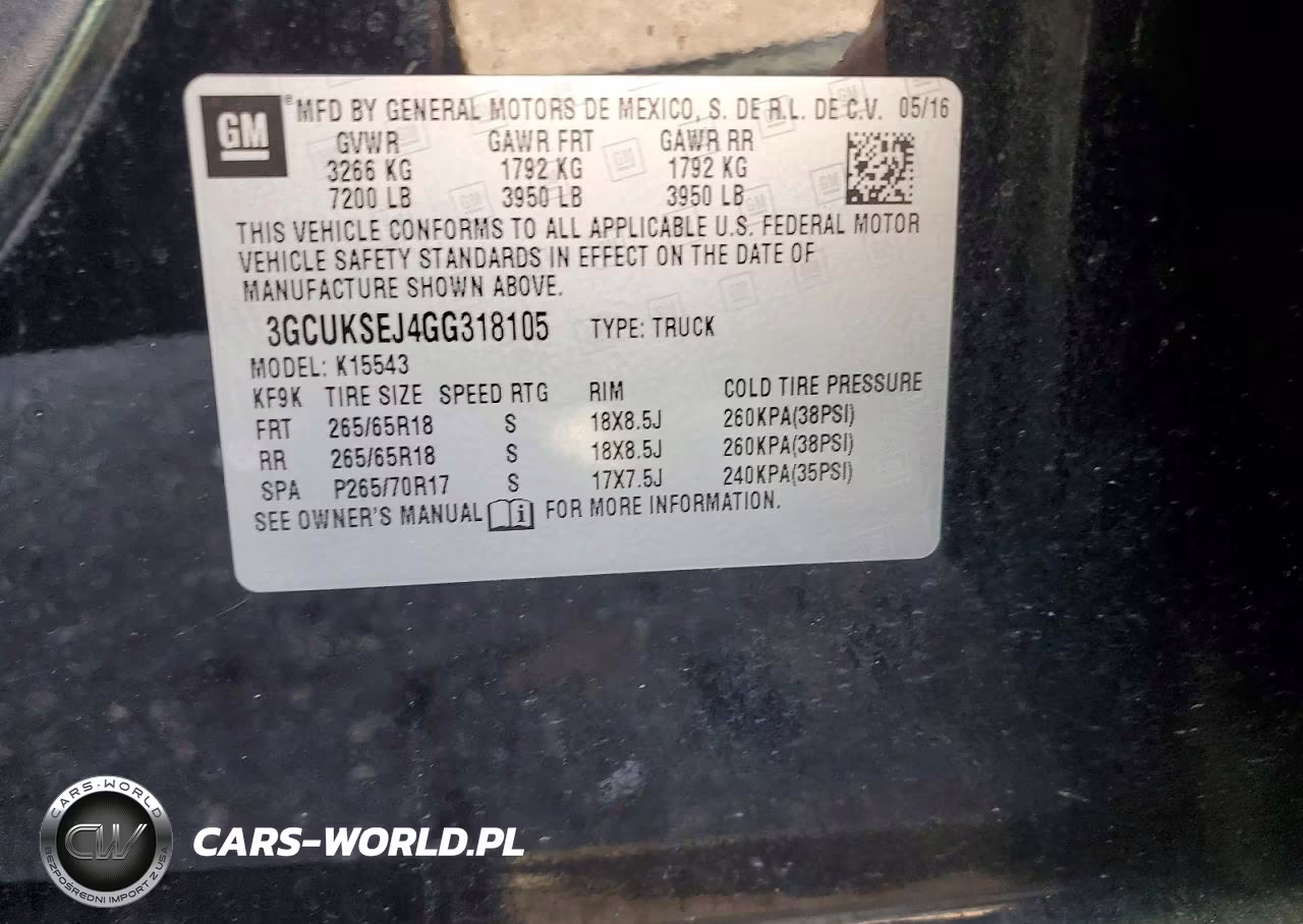 2016 Chevrolet Silverado K1500 Ltz VIN:3GCUKSEJ4GG318105 - 12
