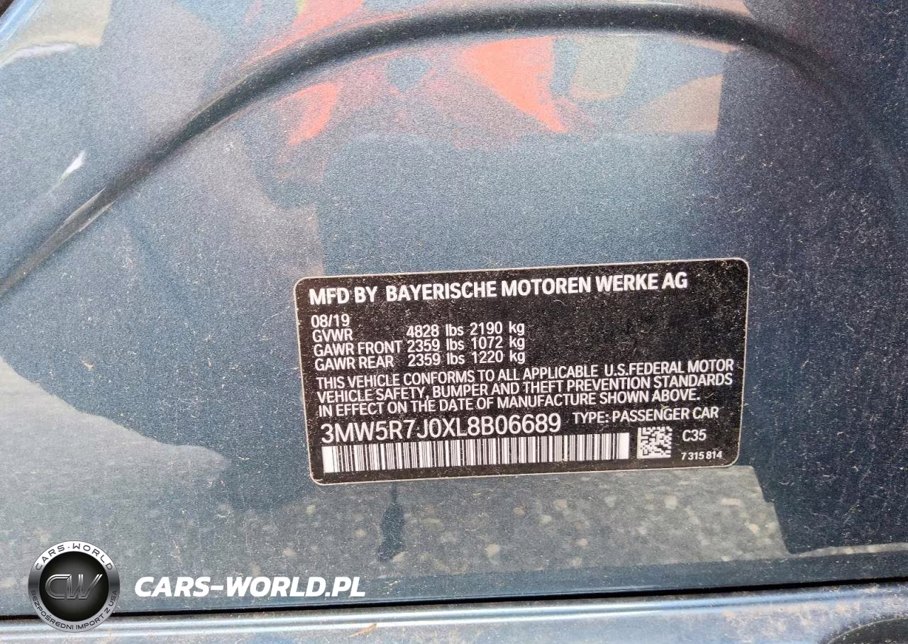 2020 BMW 330Xi VIN:3MW5R7J0XL8B06689 - 12