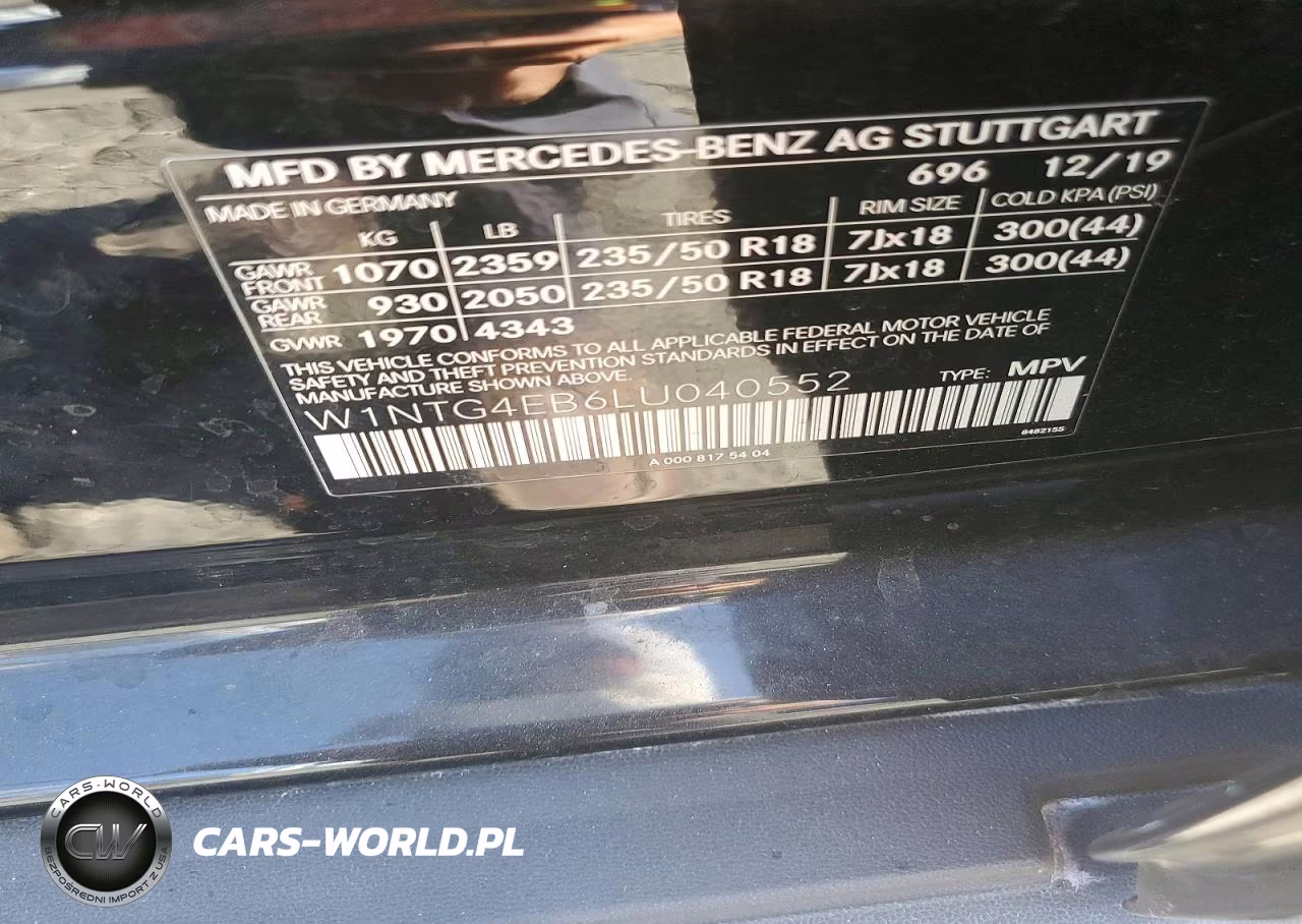 2020 Mercedes-Benz Gla 250 VIN:W1NTG4EB6LU040552 - 13