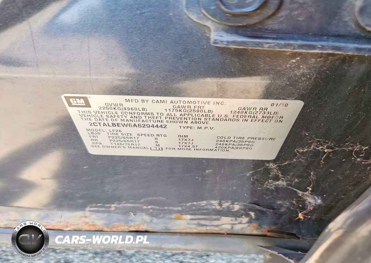 2010 GMC Terrain Sle VIN:2CTALBEW6A6294442 - 13