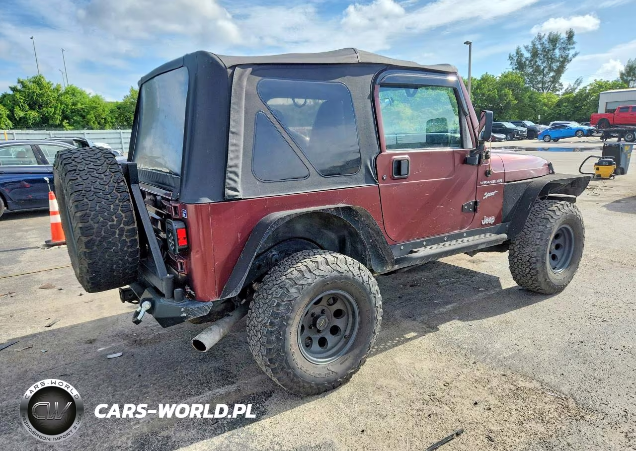 2002 Jeep Wrangler Sport VIN:1J4FA49S72P710102 - 3
