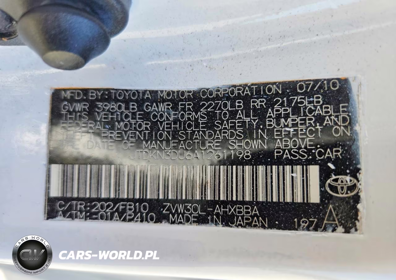 2010 Toyota Prius I VIN:JTDKN3DU6A1261198 - 13