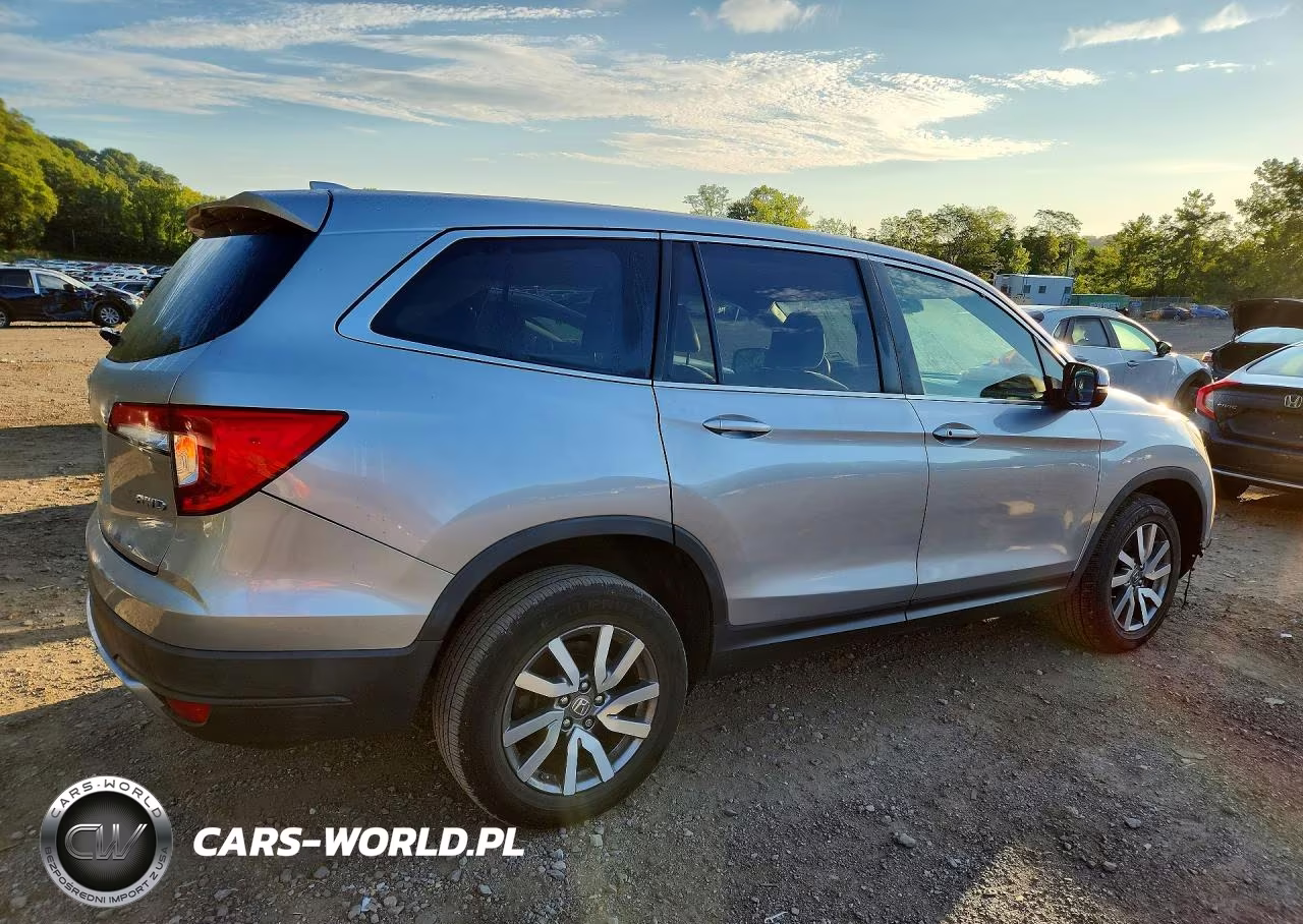 2021 Honda Pilot Ex VIN:5FNYF6H39MB053564 - 3