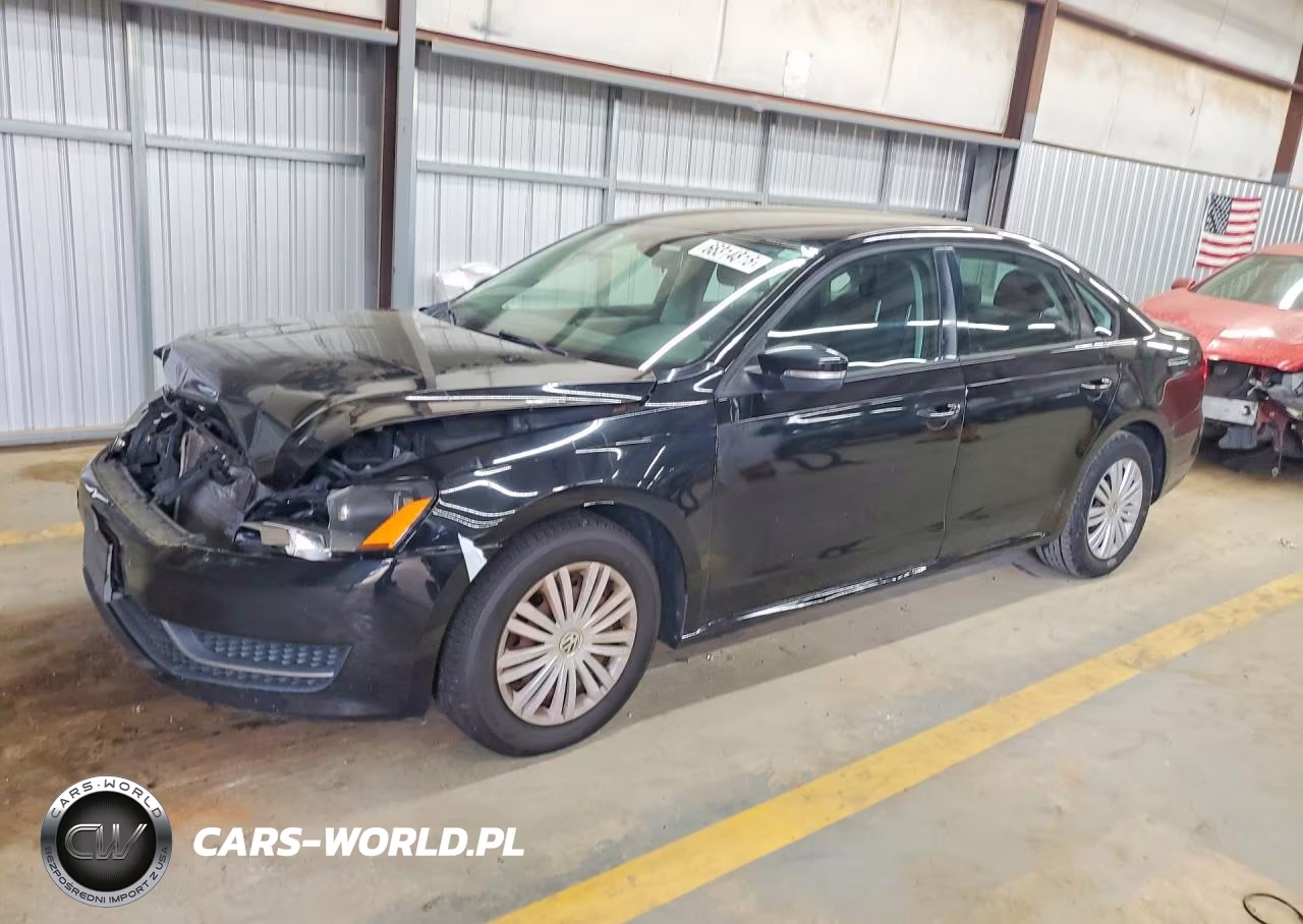 2014 Volkswagen Passat S VIN:1VWAP7A30EC008703 - 1