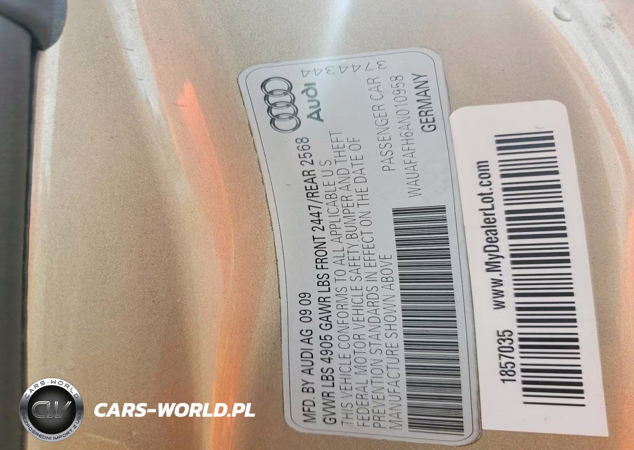 2010 Audi A5 Premium VIN:WAUAFAFH6AN010958 - 13